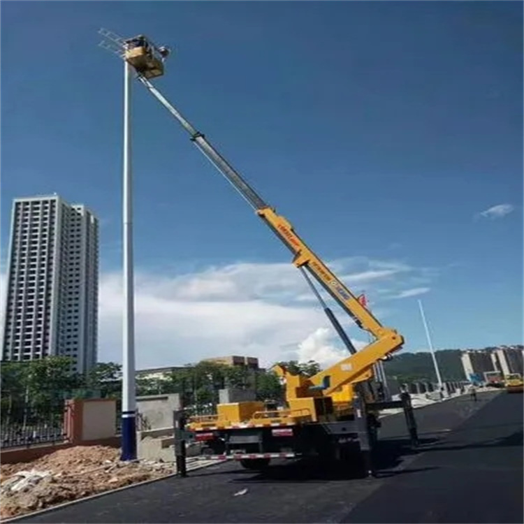 阳谷维修路灯的曲臂升降车出租